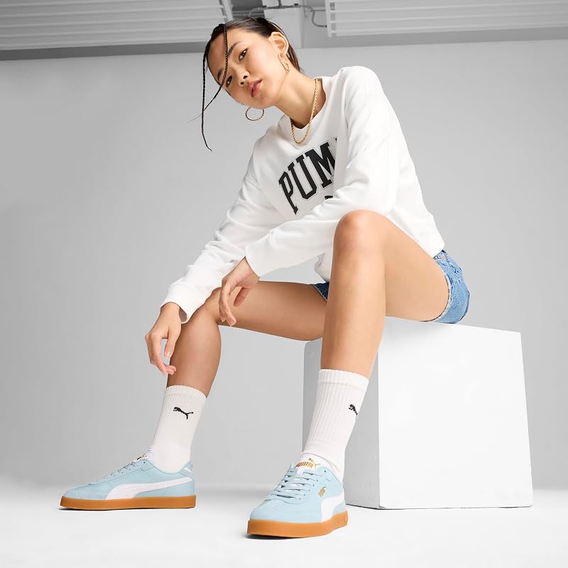 Unisex Adults Club II Era Sneaker, Frosted Dew-Puma White-Gum, 42 EU