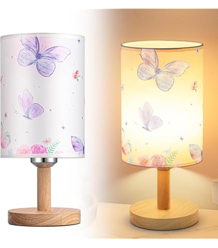 Construction Lamp For Boys Room VIHOSE Kids Table Lamp Wooden