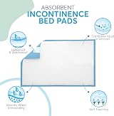 ViraCare 100x Incontinence Bed Pads 60x90cm with Adhesive Tabs 4x25 view 4