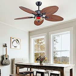 50 Inch Outdoor Waterproof Ceiling Fan with Light