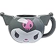 Silver Buffalo Hello Kitty and Friends Kuromi Ceramic 3D Sculpted Mug, 20 Ounces