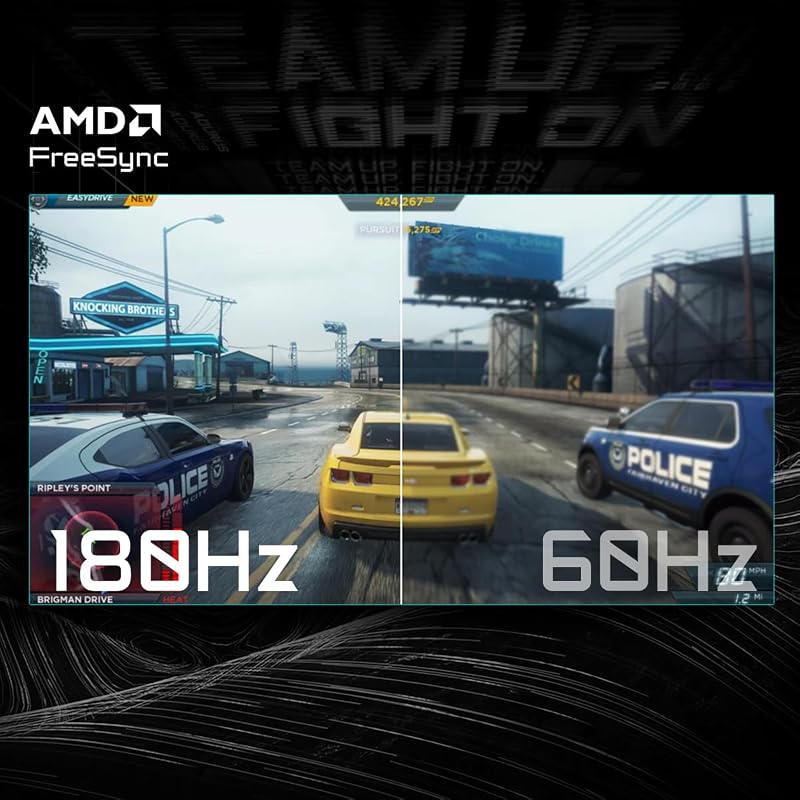 GS32QCA 31,5" Monitor Gaming Curvo QHD - 2560 x 1440, 180Hz, 1ms, 250 cd/m², FreeSync, HDR Ready, HDMI 2.0, Displayport 1.4