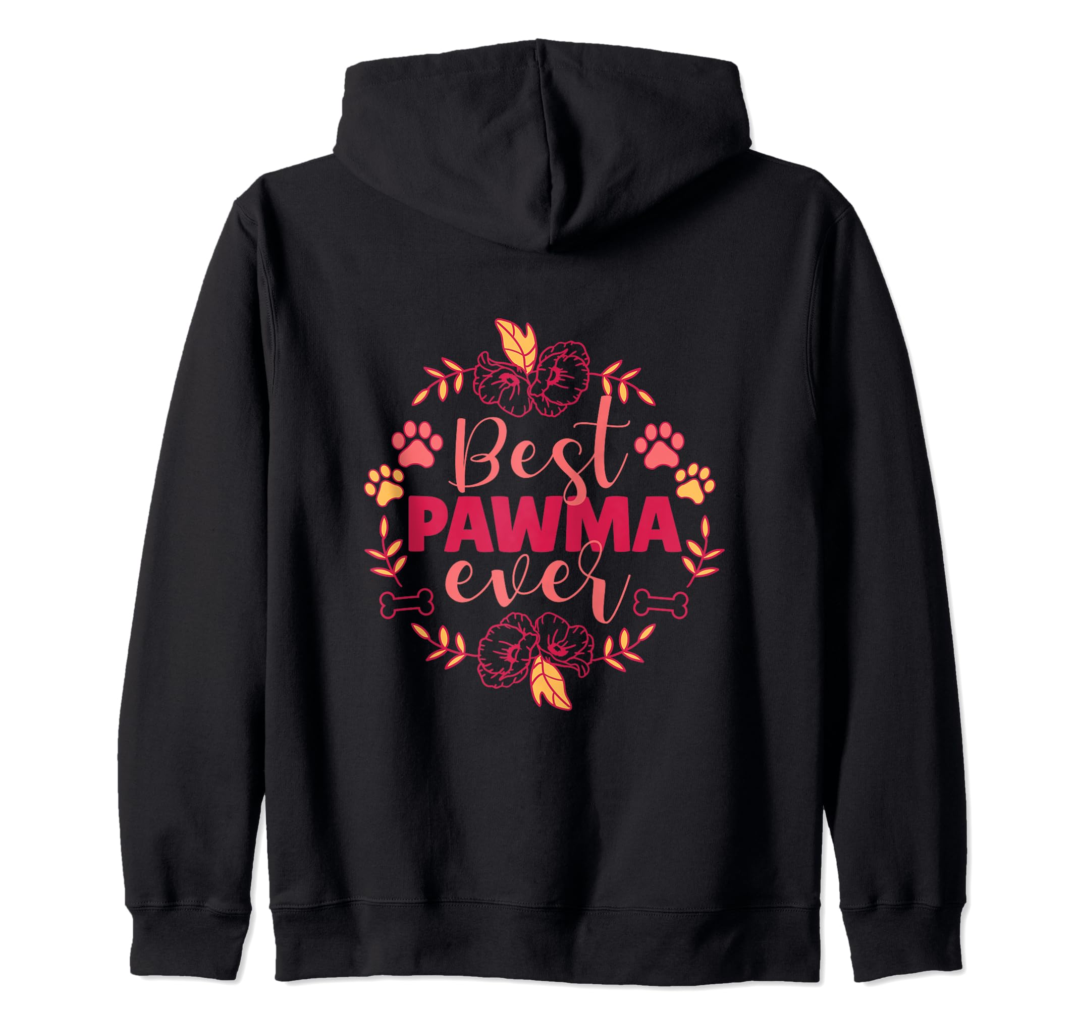 Best Pawma Grandma of Dogs or Puppies Zip Hoodie