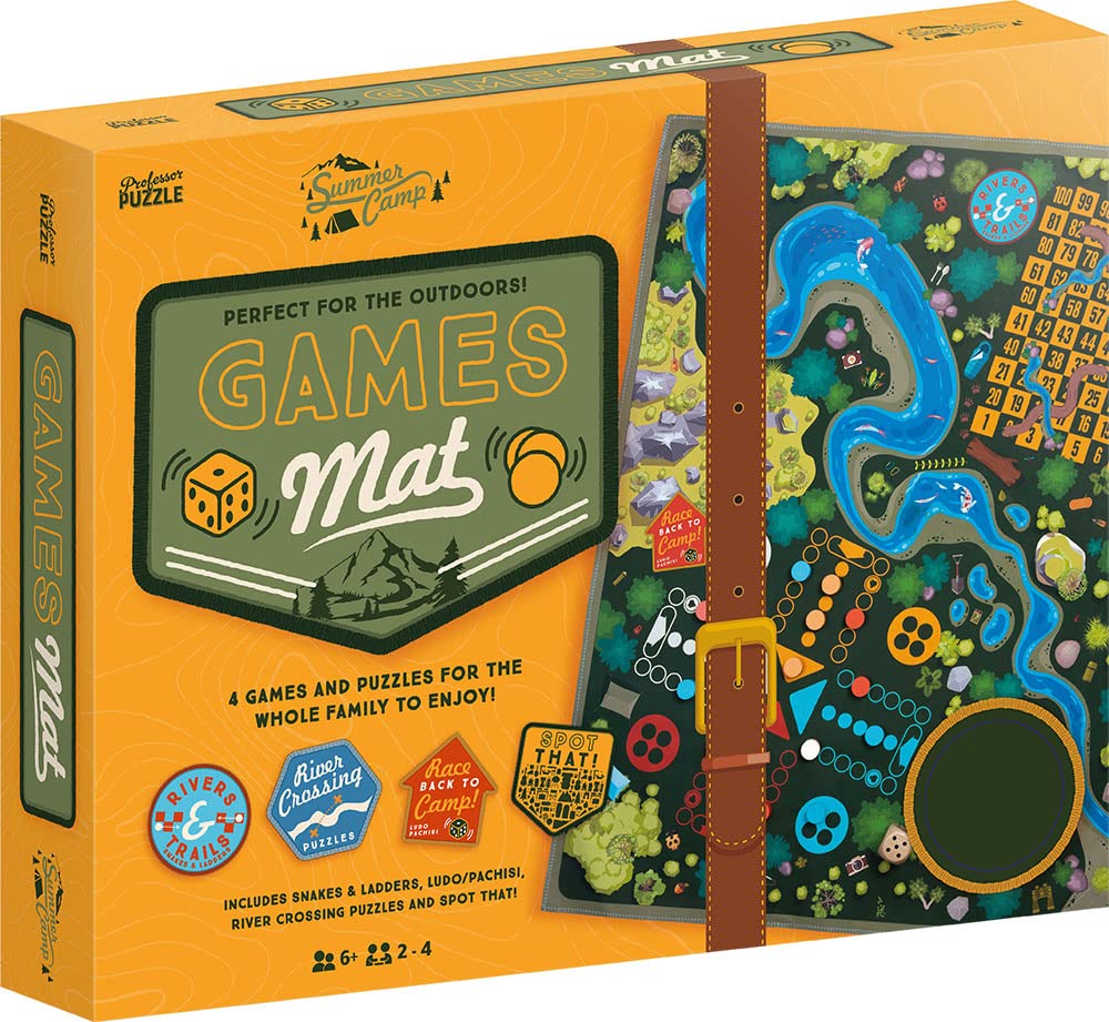 Professor Puzzle | Games Mat | Board Game | Ages 6+ | 2-4 Players