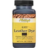 Fiebing's Leather Dye 4oz Black - Alcohol Based penetrating &amp; Permanent Leather dye