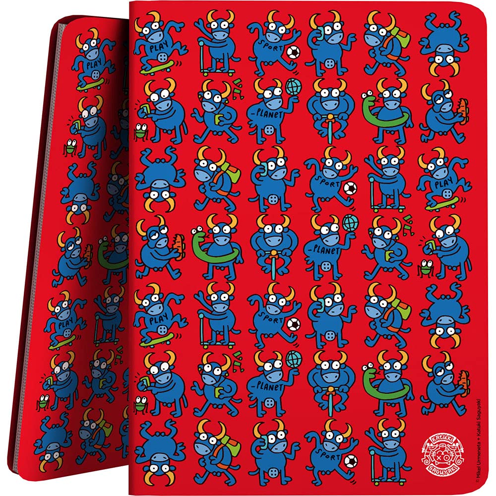Grafoplás 1332432 Folders with 30 Pockets, A4, Transparent, Polypropylene Covers, Katuki Saguyaki Collection, Bull Model