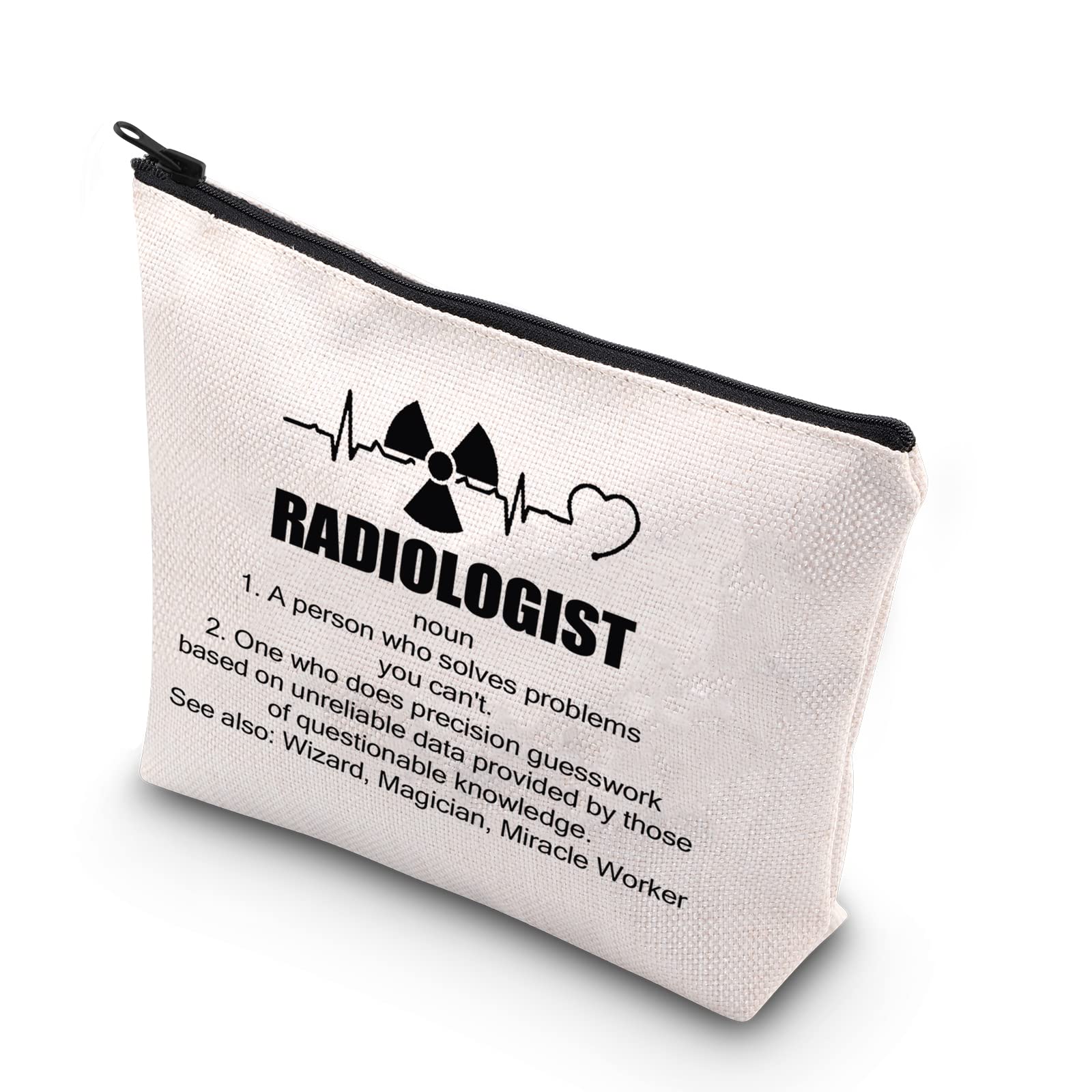 PLITI Radiologist Definition Gift Radiology Makeup Bag Radiologist Technician Gift Radiology Graduation Gift X-Ray Tech Gift(Radiologist definU)