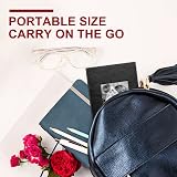 Benjia Small Photo Album 6x4 2 Packs 50 Pockets Portrait Leather Cover view 7