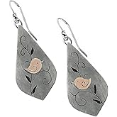 Boho Earrings, Statement Earrings, Teardrop Sunflower Earrings, Dangle Ethnic Earrings for Women, Handmade Bohemian Trendy Boho Vintage Jewelry