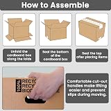 Aspect Large Moving Boxes 47 Litre 52x30x30cm with Carry Handles view 5