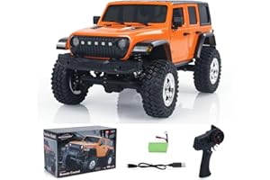 wheelfun 1/18 RC Crawler 4WD RTR Off-Raod Truck Lights Remote Control Car Reverse Lights Brush Motor Waterproof Brushed ESC(O