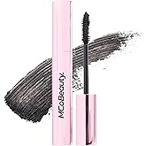 MCoBeauty UltraCurl Lifting Mascara - Black | Buildable Lengthening, Volume &amp; Curl Lash Definition, Eye Makeup with Curved Brush, Vegan &amp; Cruelty Free