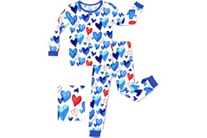 babee Reshinee Bamboo Viscose Toddler Pajamas Boys Girls Baby 12M-8Y Pjs Sets Kids 2pcs Long-Sleeve Snug fit Sleepwear