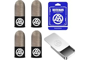 Finger Sleeve for Game - Breathable Finger Sleeves for Game Mobile Game,in The Dark Game Finger Sleeves Fit All Touchscreen D