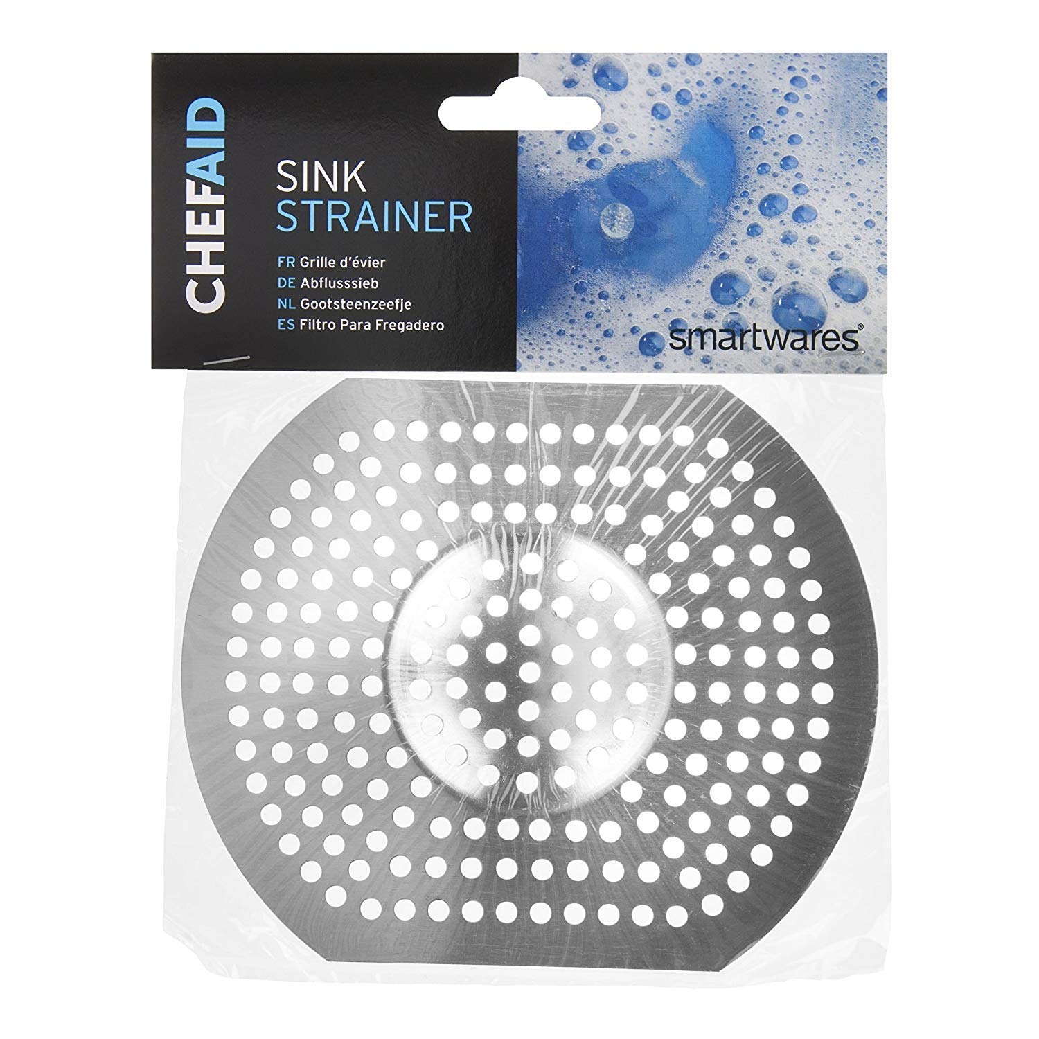 Chef Aid Large Sink Strainer, Kitchen Sink Strianer for catching foodwaste and Prevent Drain blockages