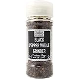 Jackie's Kitchen Black Pepper Whole Grinder, 2.25 Ounce