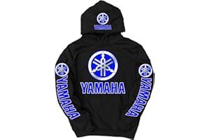 Outlaw Truckers Yamaha Blue Logo Racing ATV Motocross YZF Hoodie