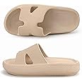 Cloud Slides for Women and Men Cushion Recovery Pillow Sandals, Memory Foam House Shower Slippers for Woman, Non-Slip Comfort Quick Drying