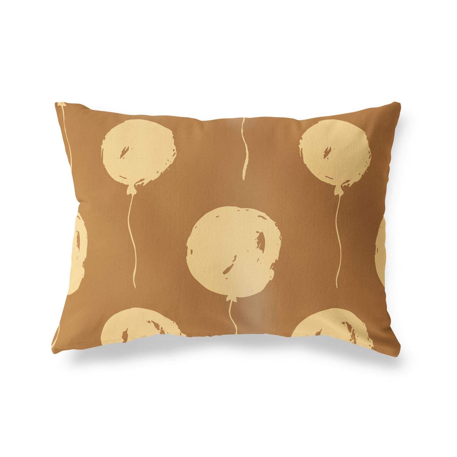 BonaMaison Decorative Cushion Cover, Brown Tones Throw Pillow Covers, Home Decorative Pillowcases for Livingroom, Sofa, Bedroom, Size: 45X60 Cm - Designed and Manufactured in Turkey