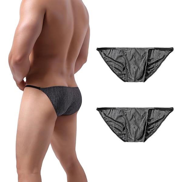 Faringoto Calzoncillos Sin Costuras Para Hombre, De Seda De Hielo, Ultra Delgados, Transpirables, Sexis, Con Bolsa Convexa En U, Calzoncillos Tipo Bóxer, Blanco, Small