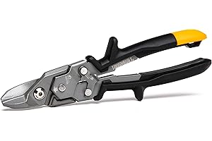 ToughBuilt - Bulldog Cut Aviation Snips - One Handed Lock Operation - (TB-H4-60-B-CA)