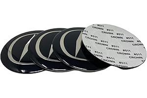RENGVO - 65mm Hub Cap Stickers For ACURA NSX LX MDX ETC Wheel Center Mag Rim Hubcap Emblem Logo Sticker PLEASE MEASURE Before