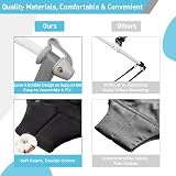 FUNLIO Baby Door Jumper 6-24 Months with Door Clamp 40 Lb Bearing Black view 5