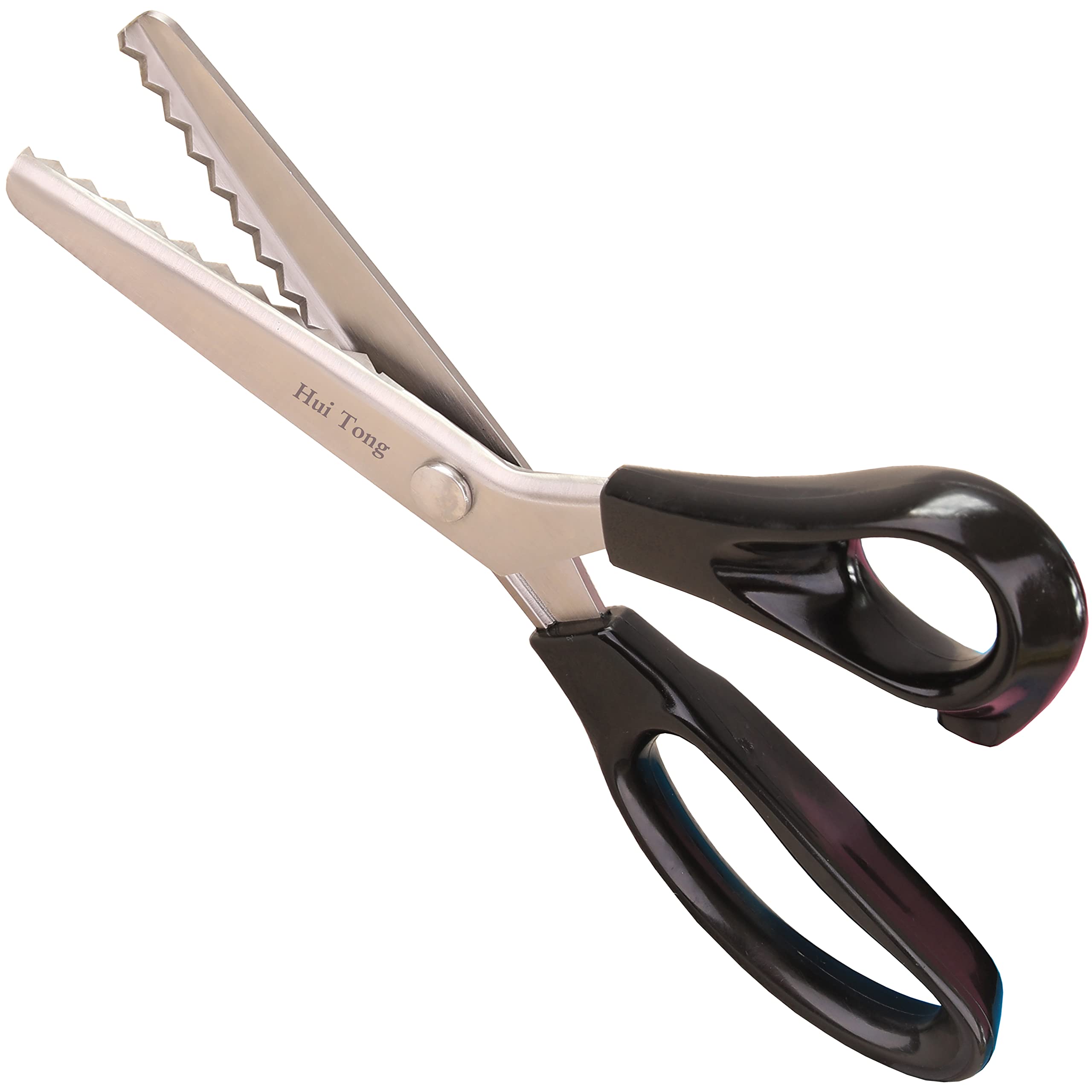 Hui Tong Scallop Scissors for Fabric Strong & Sharpe Pinking Shears Serrated and Scalloped Pinking Shears A Total of 6 Models (Serrated 7mm)