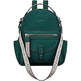 FADEON Mini Backpack Purse for Women, Designer Leather Cute Roomly Small Backpacks, Ladies Shoulder Backpack Fashion Handbag