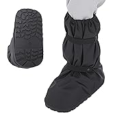 MABOZOO Waterproof Walking Boot Cover, Adjustable Orthopedic Medical Boot Cover with Non-Slip Sole, Rain Shoe Covers for Medical Orthopedic Boots
