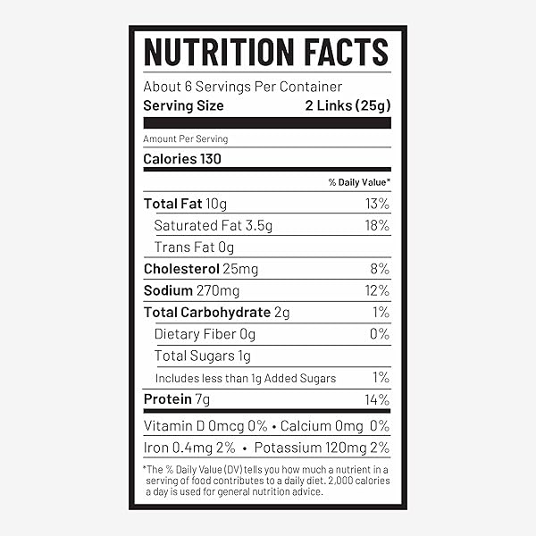 DUKE’S PORK CAJUN ANDOUILLE SMOKED SHORTY SAUSAGES, 7G PROTEIN PER SERVING, 5 OZ.