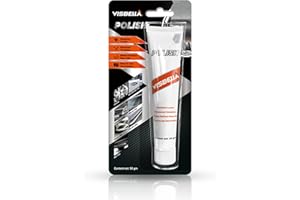 Visbella Metal Polish Paste, Restorer and Protectant, Scratch Remover, Removes Oxidation, Tarnish & Stains & Protects Surfaces, Works on Stainless Steel, Chrome, Aluminum, Jewelry, Silver 1.76OZ