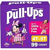 Pull-Ups Girls' Potty Training Pants, Size 4T-5T Training Underwear (38-50 lbs), 99 Count (3 Packs of 33)