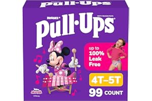 Pull-Ups Girls' Potty Training Pants, Size 4T-5T Training Underwear (38-50 lbs), 99 Count (3 Packs of 33)