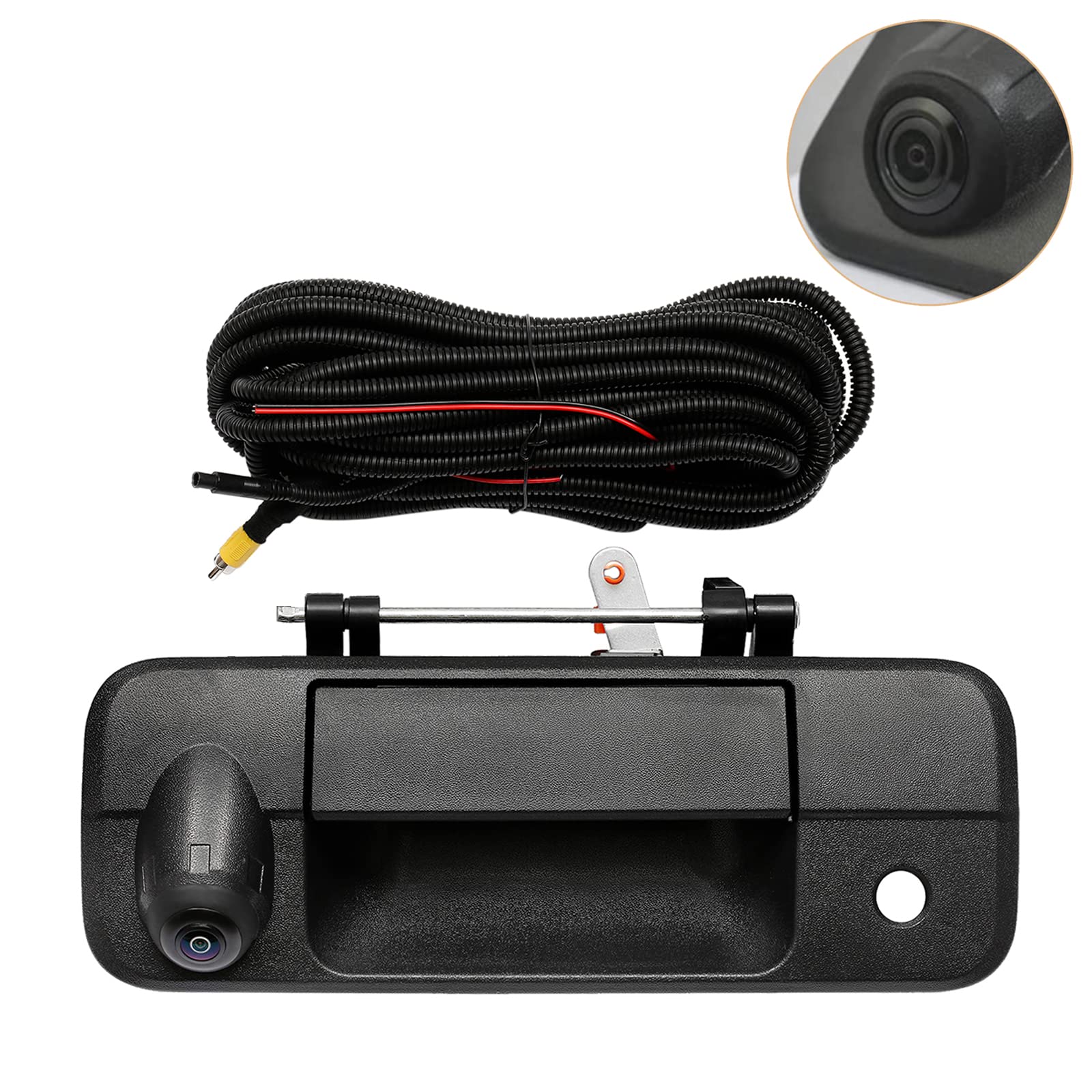Photo 1 of Gledewen Backup Camera Tailgate Handle, Compatible with Toyota Tundra 2007-2013, with Key-Hole,with 170°Rear Viewing Angle, Waterproof, Rear View Camera, Back up Camera, Reverse Camera