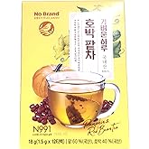 Pumpkin, Red Bean Tea (1.5g x 12) - 100% Natural Ingredients Tea Bags from Korea - K-food nobrand