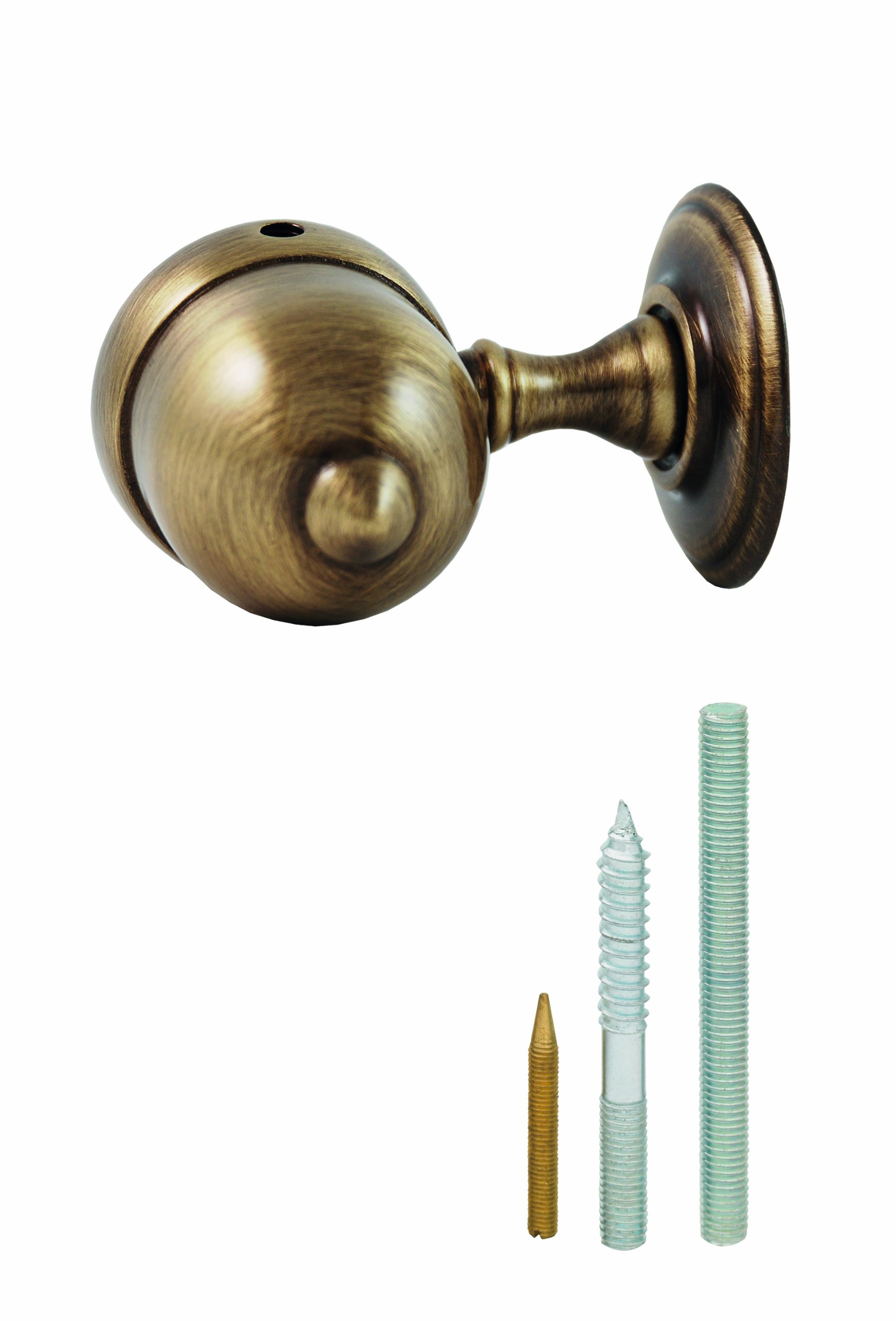 Chapuis Naissance NR1 Fastening System Varnished Brass for Banister Ropes Diameter 35 mm