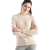 Chanyarn Women's 100% Pure Cashmere Sweater 2025 Fall Winter Crew Neck Long Sleeve Warm Soft Knitted Pullover