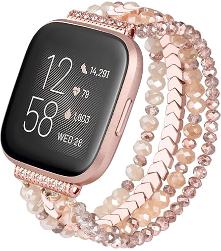AWSMOR Compatible With Fitbit Versa 2 /Versa /Versa Lite Band