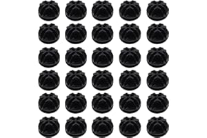 Kyuionty 30Pcs Wire Cube Connectors Plastic Grid Cube Organizer Connector for Modular Closet Storage Organizer & Wire Shelving (Black)