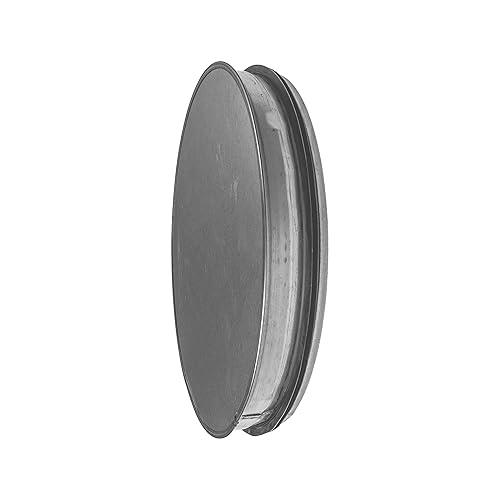 HVAC OV Galvanized Metal Duct End Cap - 10 Inch with Rubber Gasket for ...