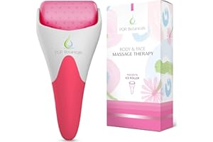 PUR Botanicals Magenta Ice Roller for Face and Eyes Puffiness Relief - Beauty Ice Face Roller Skin Care - Anti-Aging Face Lift Massager Facial Tools - Women Gifts - Reduce Pain Migraine and Wrinkles
