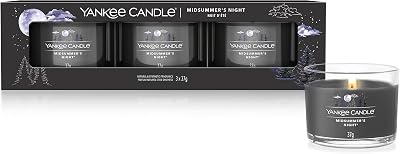Yankee Candle Scented Candles Gift Set Midsummer's Night Votive 3 Count