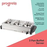 Progress EK3664P Electric Buffet Server 3 Pan 200W Adjustable Temp view 2
