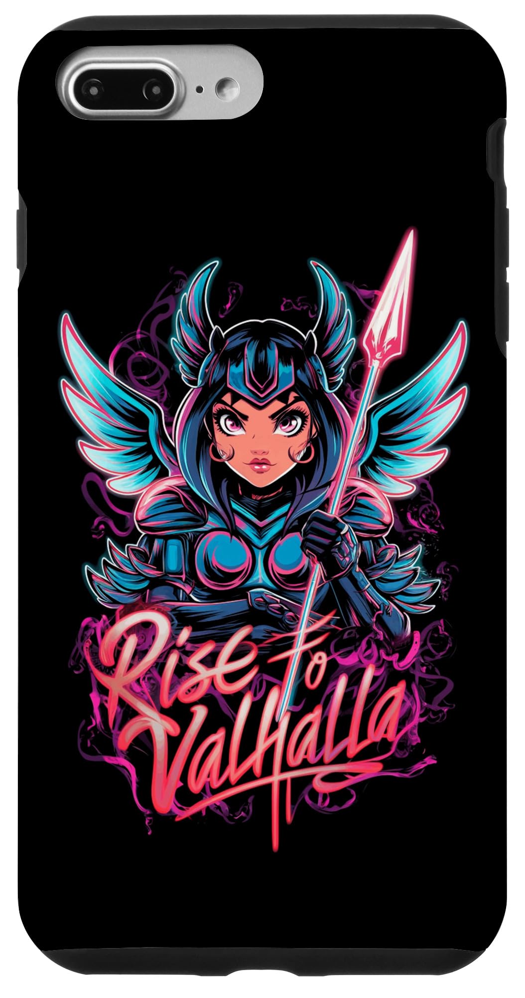 iPhone 7 Plus/8 Plus Viking Rise To Valhalla Colorfull Valkyrie Norse Mythology Case