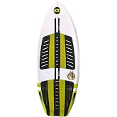 O'Brien Haze V4 Wakesurf Board &ndash; 52" or 57" | Surf-Style, Compression Molded, Rounded Square Tail, Split EVA Pad, FCS Fin Compatible
