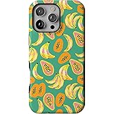 Casely iPhone 16 Pro Max Case | Papaya Palms | Dippin' Daisy's Tropical Vacation | Bold Protective Design | Compatible with MagSafe