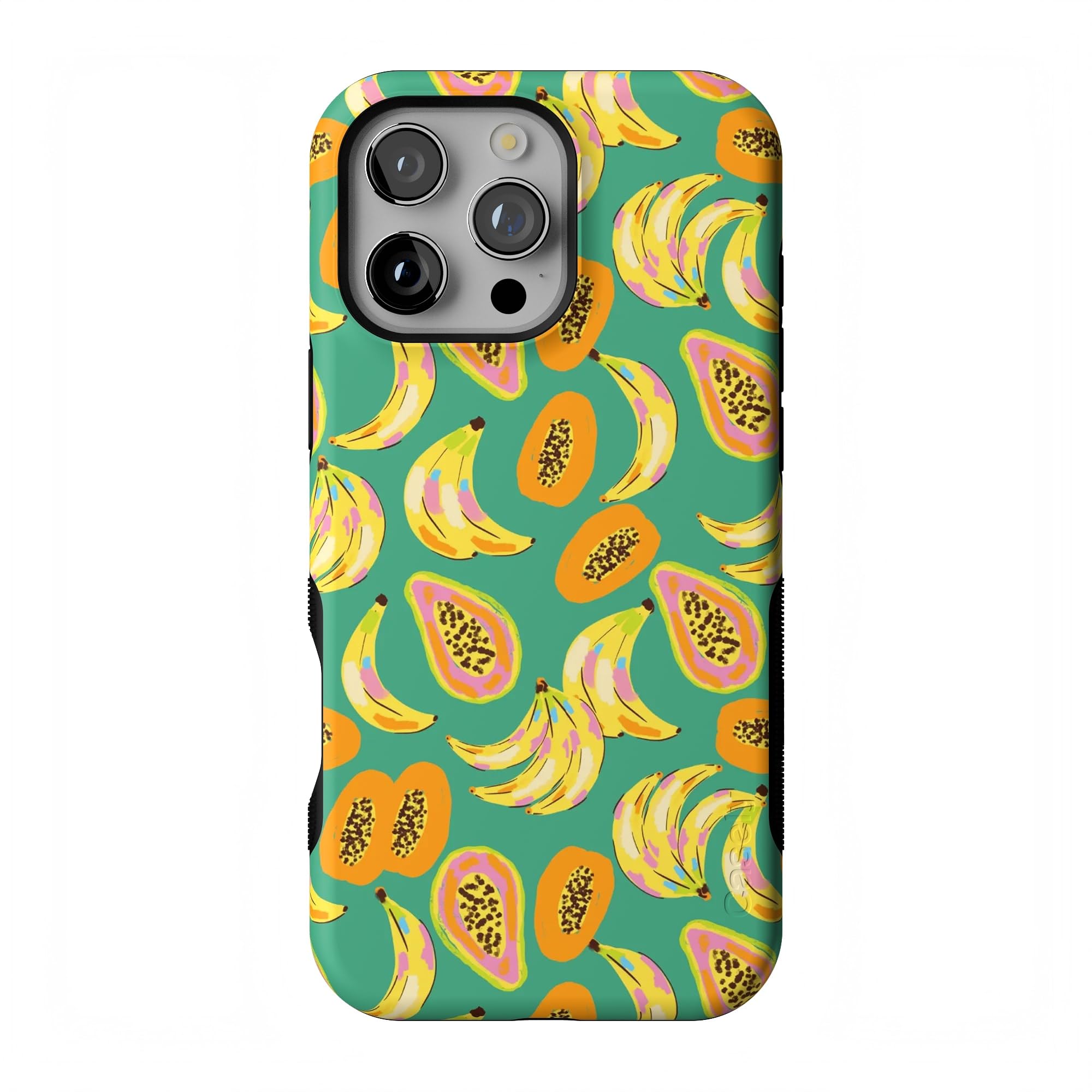 Casely iPhone 16 Pro Max Case | Papaya Palms | Dippin' Daisy's Tropical Vacation | Compatible with MagSafe | Bold Protective Case Design Image