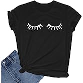 LOOKFACE Women's Cute T Shirt Junior Tops Teen Girls Graphic Tees