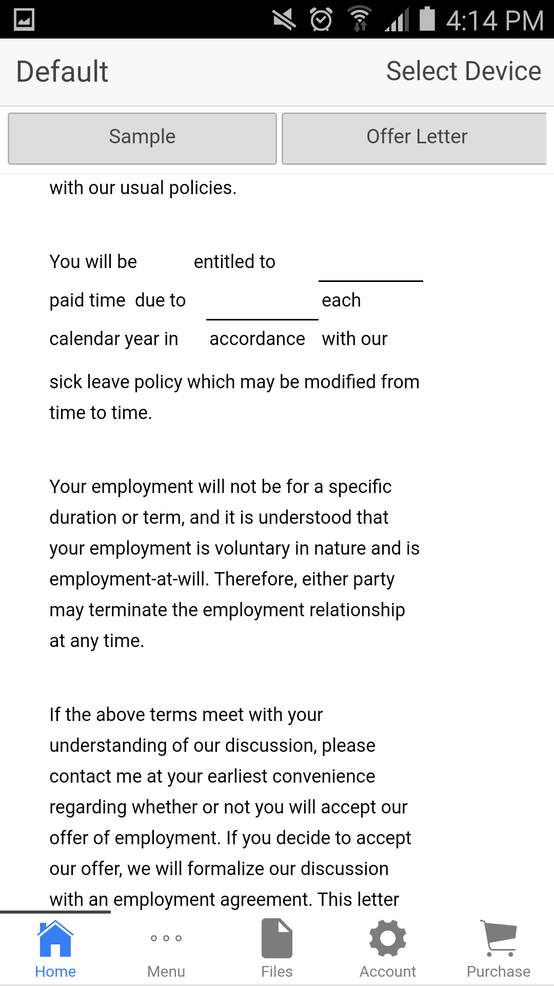 Job Offer Letter Amazon.ca Apps for Android